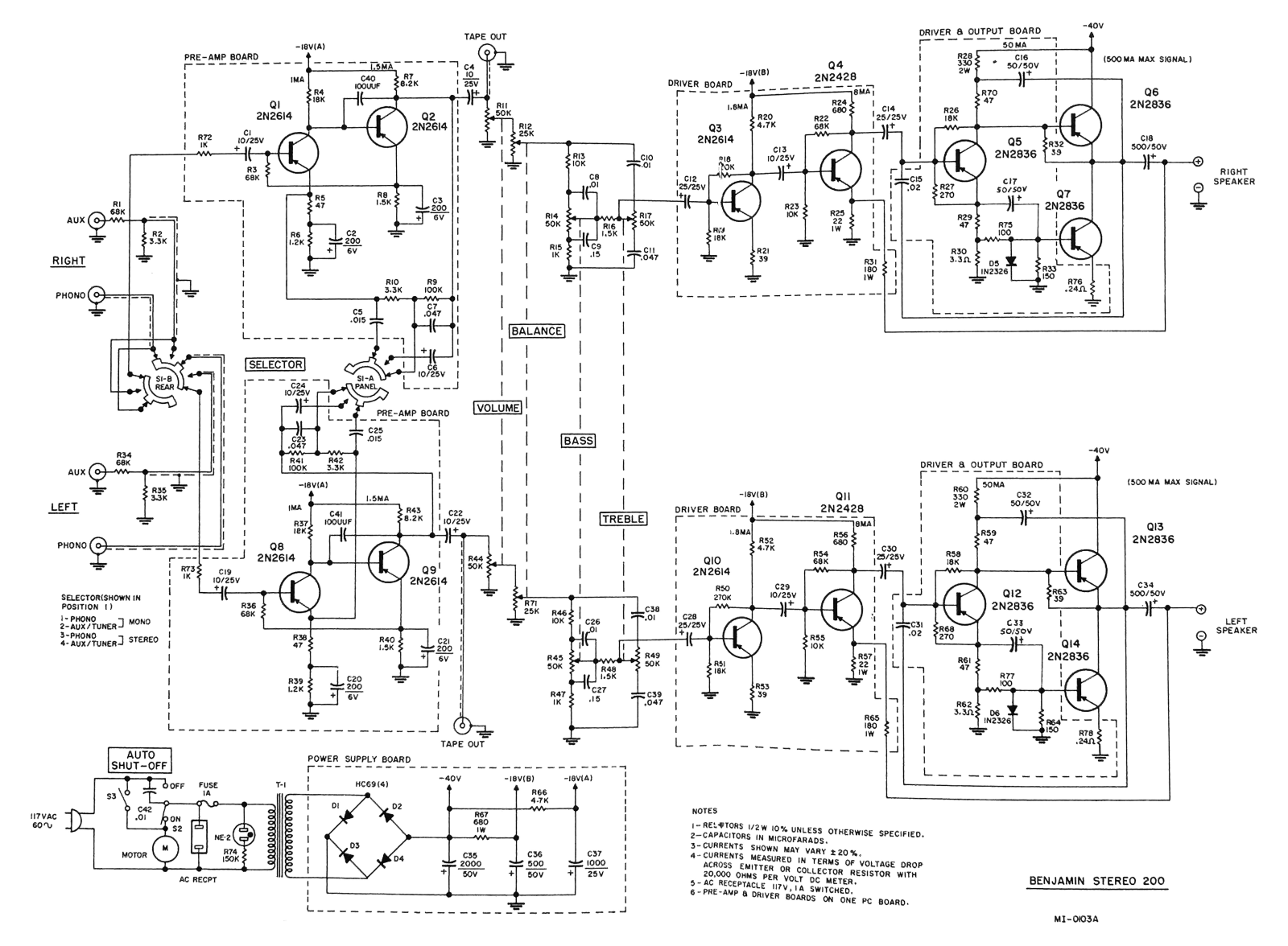 Other B Benjamin-Stereo200 Schematic - ManualMachine.com