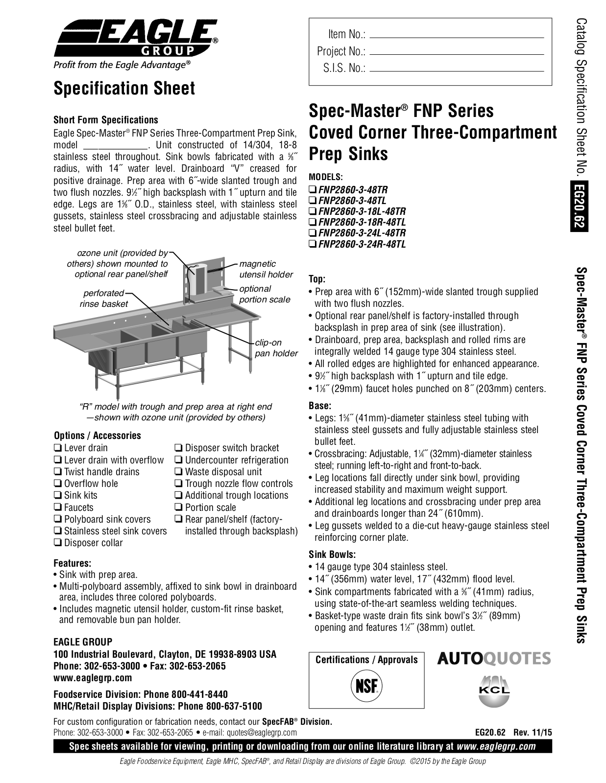 Eagle FNP2860-3-18L-48TR User Manual