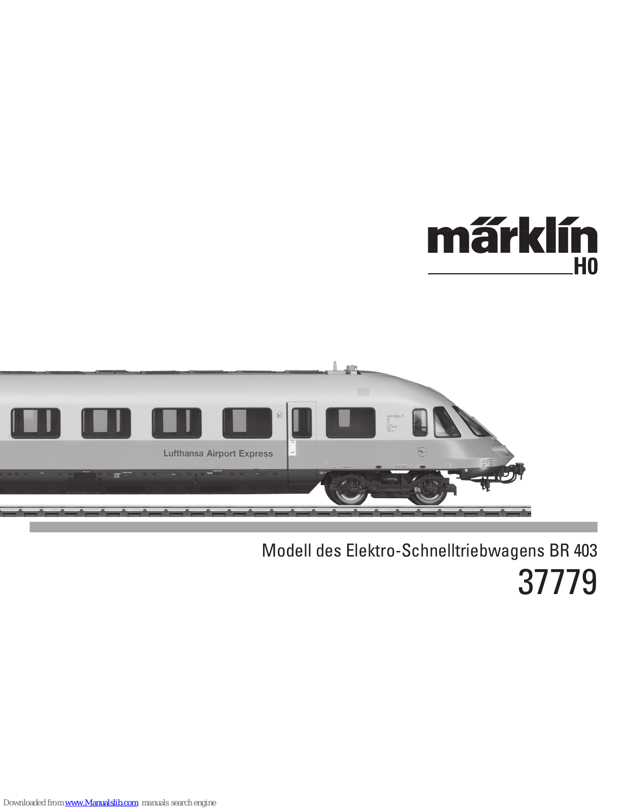 marklin 37779 User Manual - ManualMachine.com