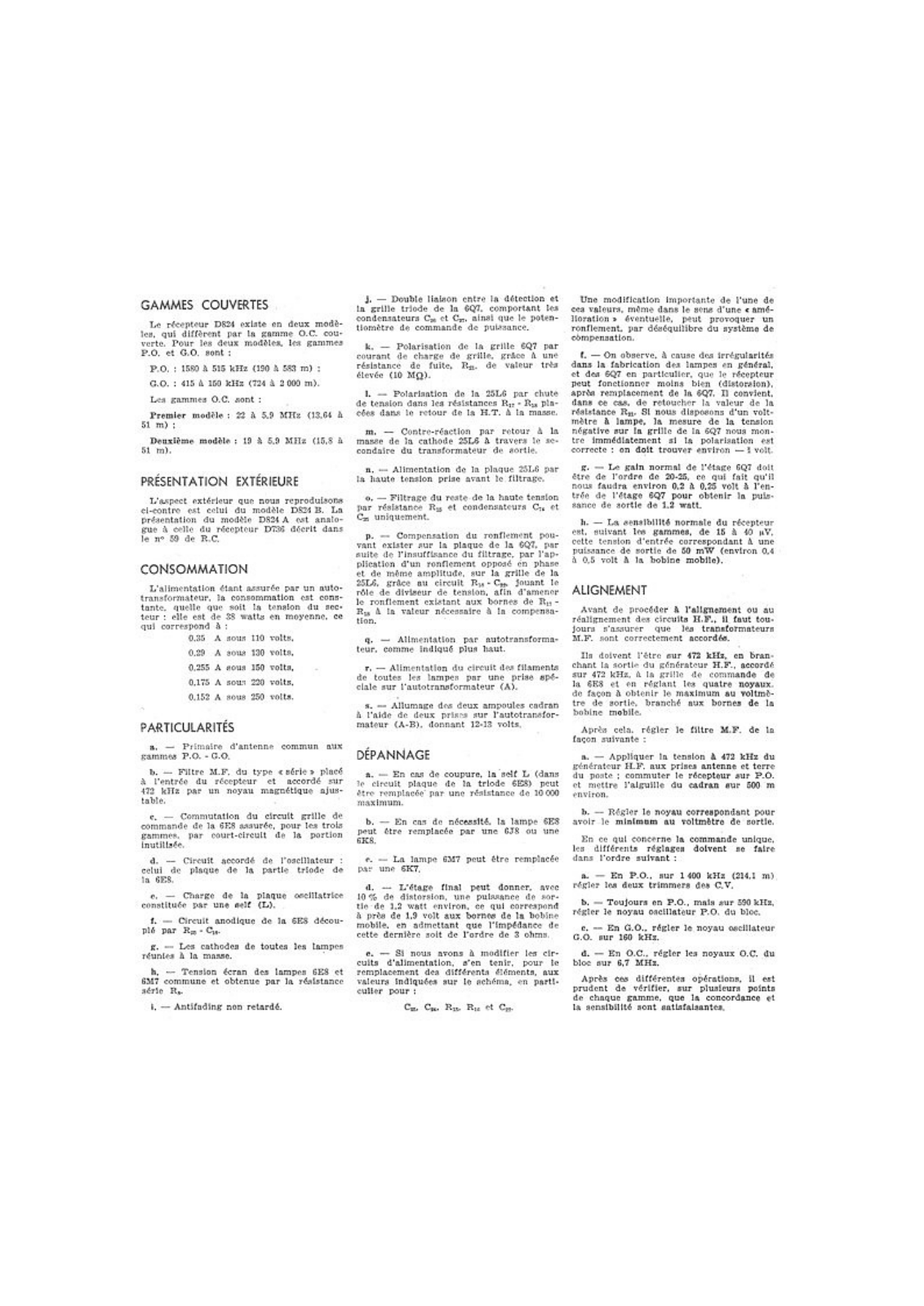 Ducretet D824 Schematic - ManualMachine.com