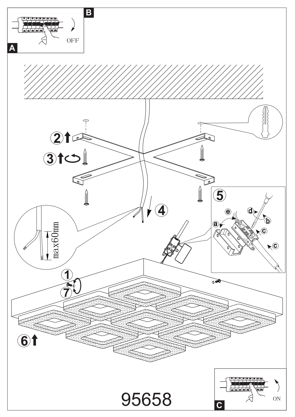 Eglo 95658 operation manual