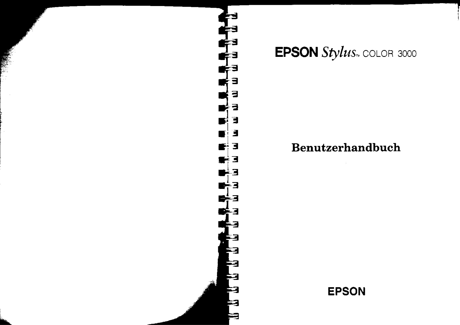 Epson STYLUS COLOR 3000 User Manual