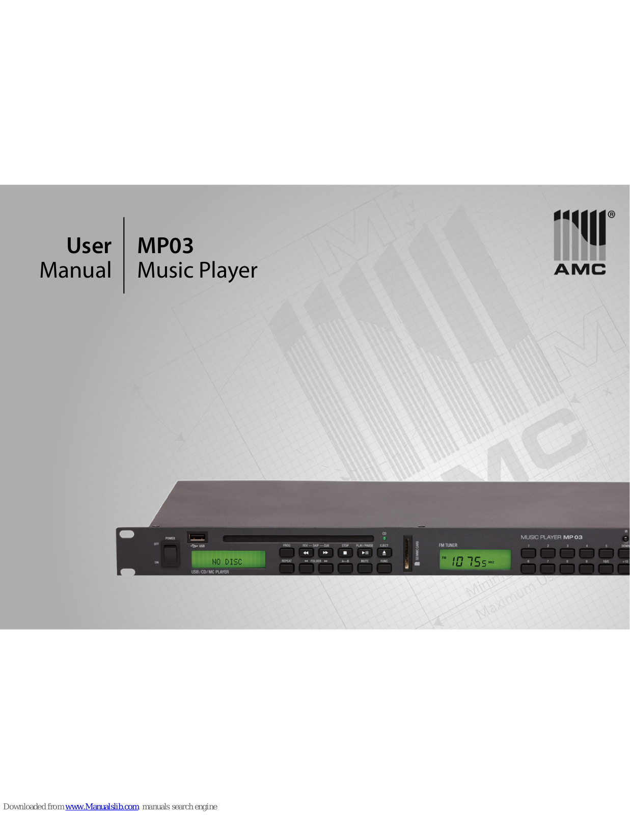AMC MP03 User Manual