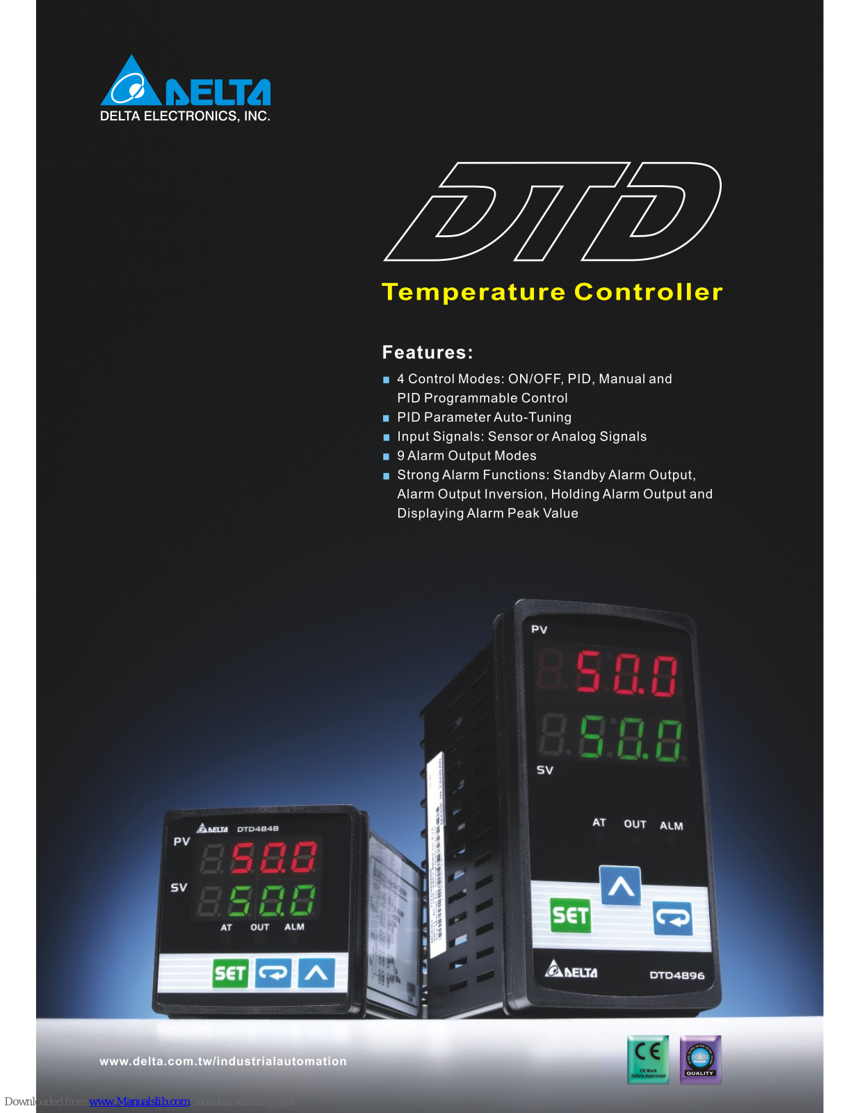 Datasheet DTD4848, DTD4896 Datasheet (Delta Electronics) - ManualMachine.com