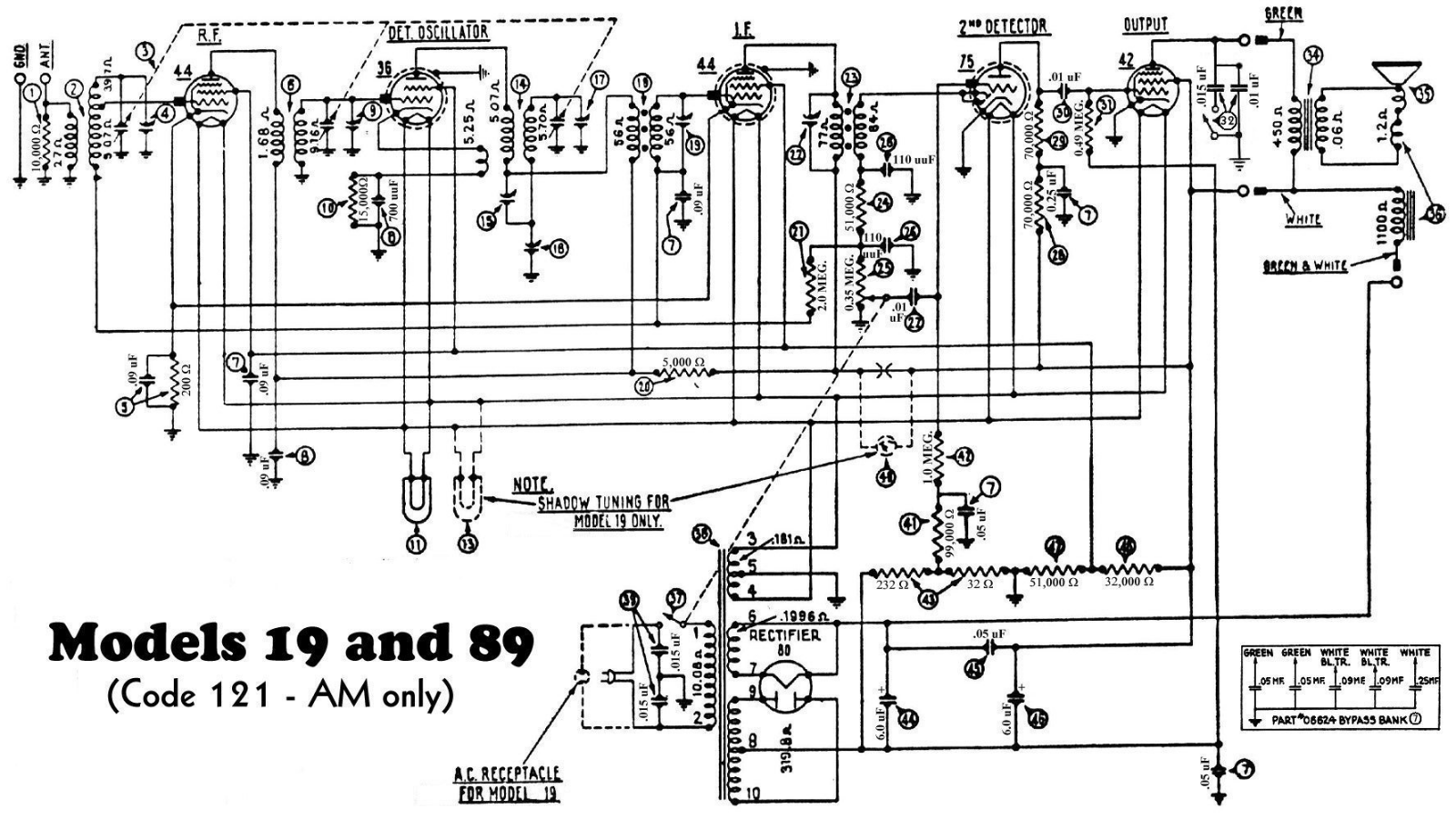 Philco 1989 schematic