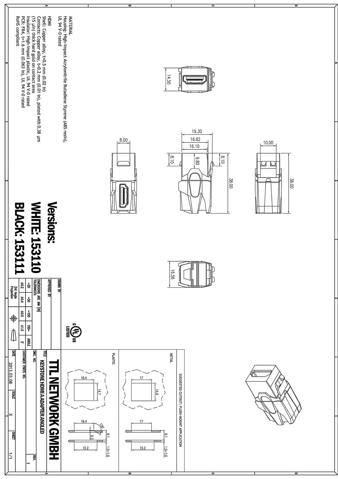TTL NETWORK TTL 153111 Datasheet - ManualMachine.com