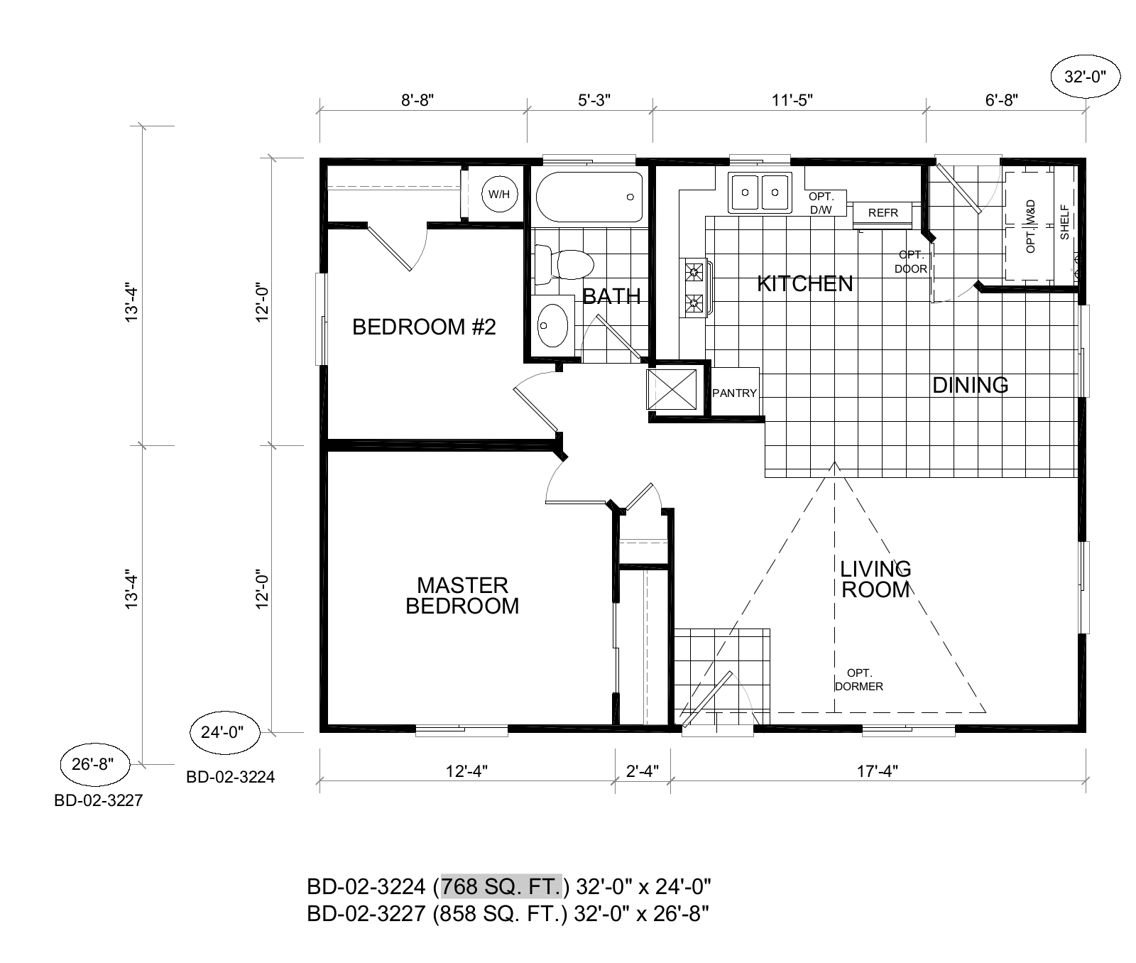 Silvercrest BD-02 Floor Plan