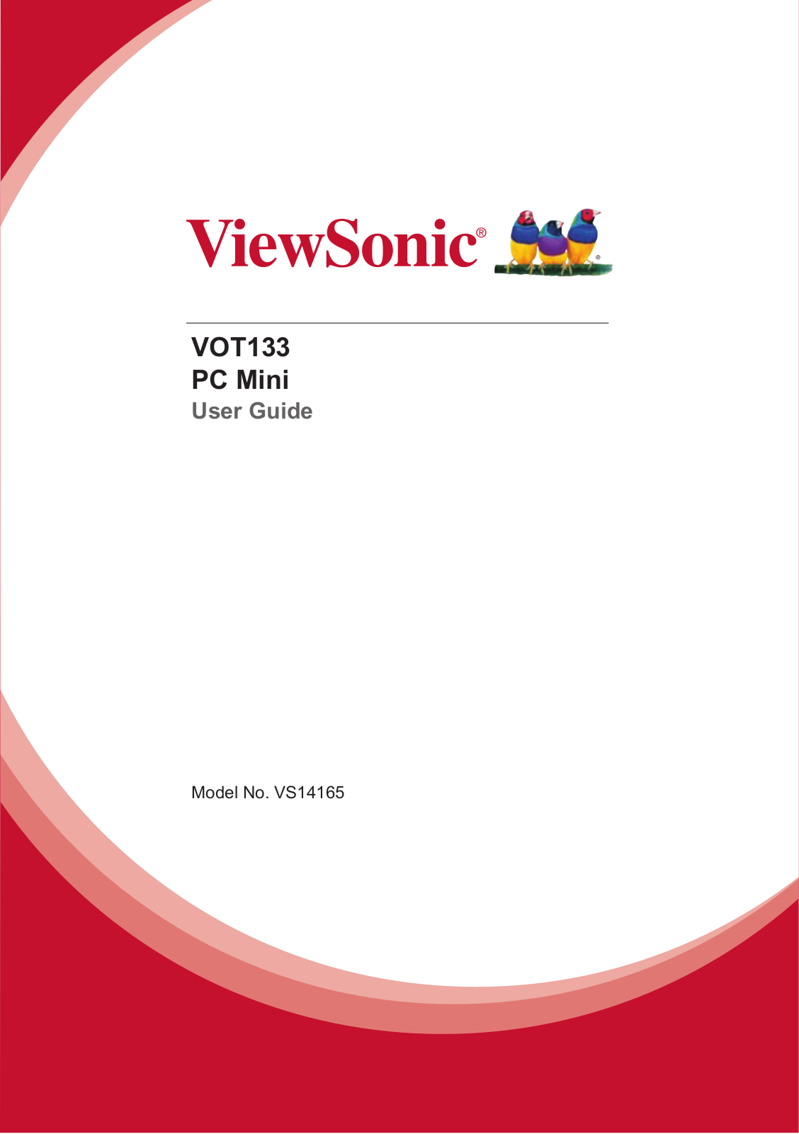 ViewSonic VOT133 Owner's Manual