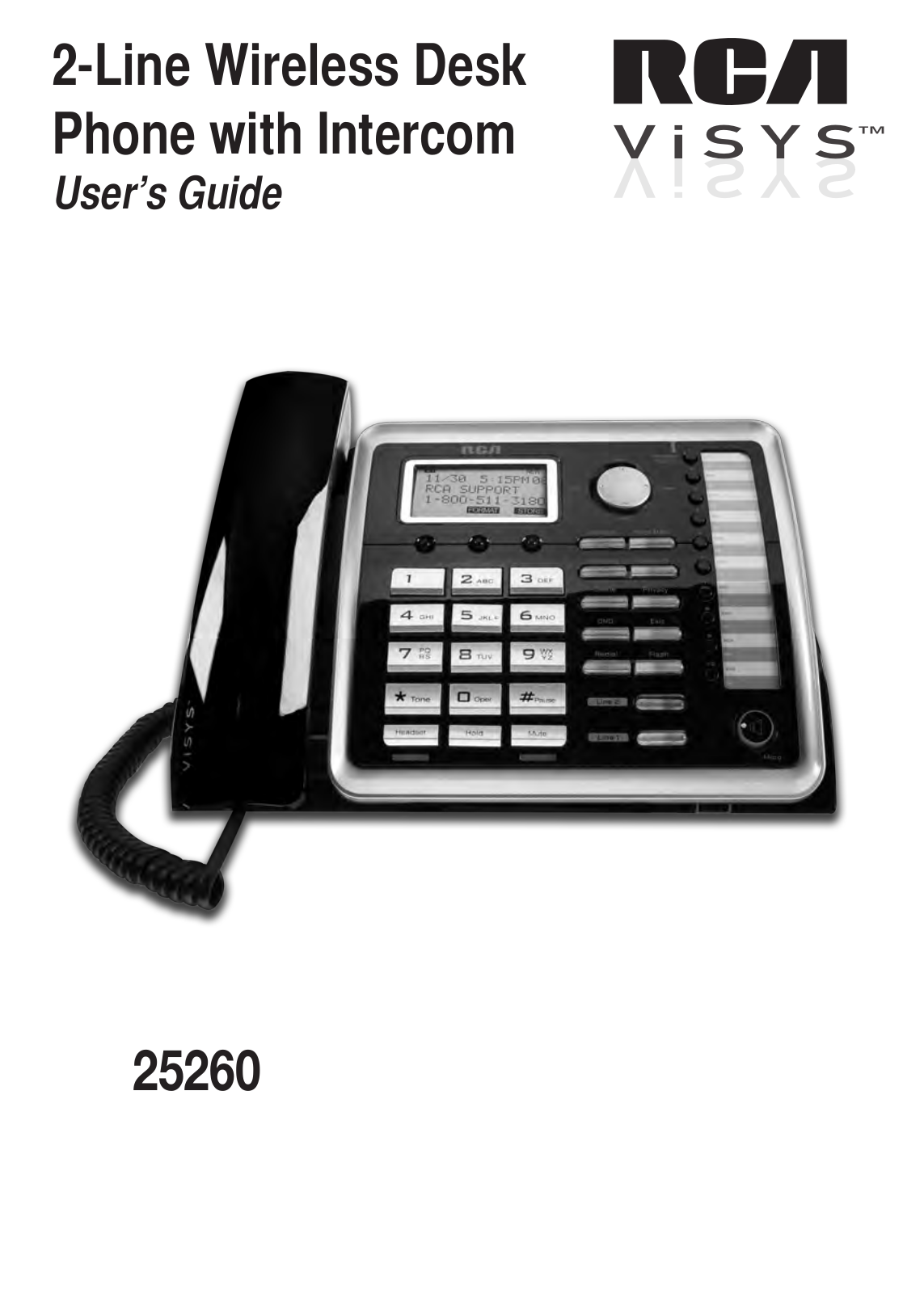 RCA 25260 Instruction Manual