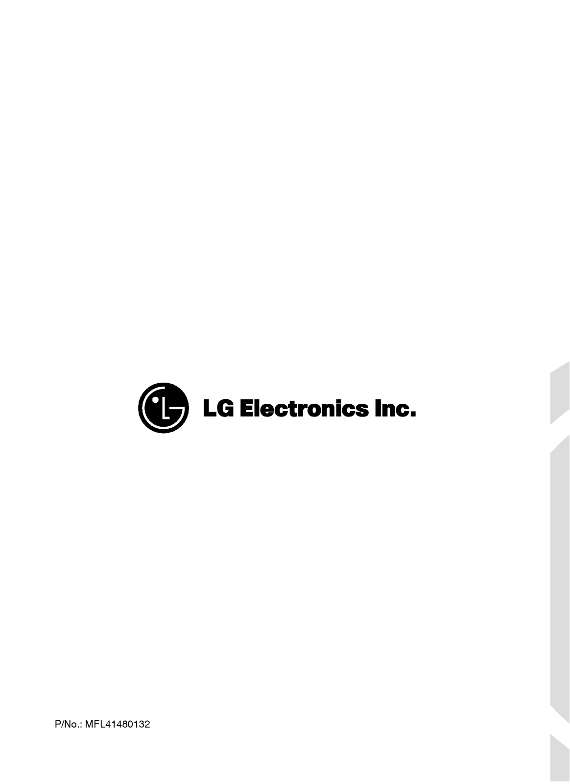 Lg F1409QDS, F1409TDS User Manual