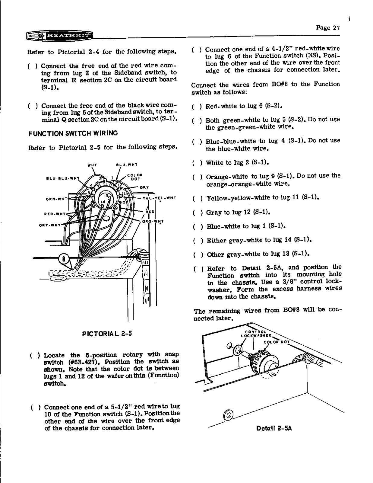 HEATHKIT HW-22a User Manual (PAGE 27)