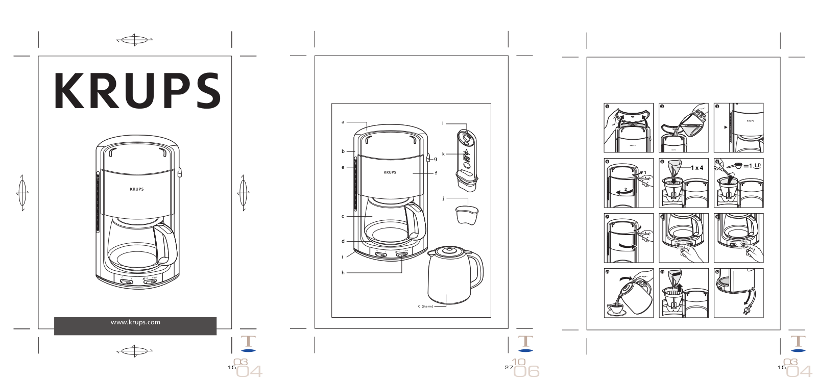 Krups PRO AROMA KM3038 User Manual