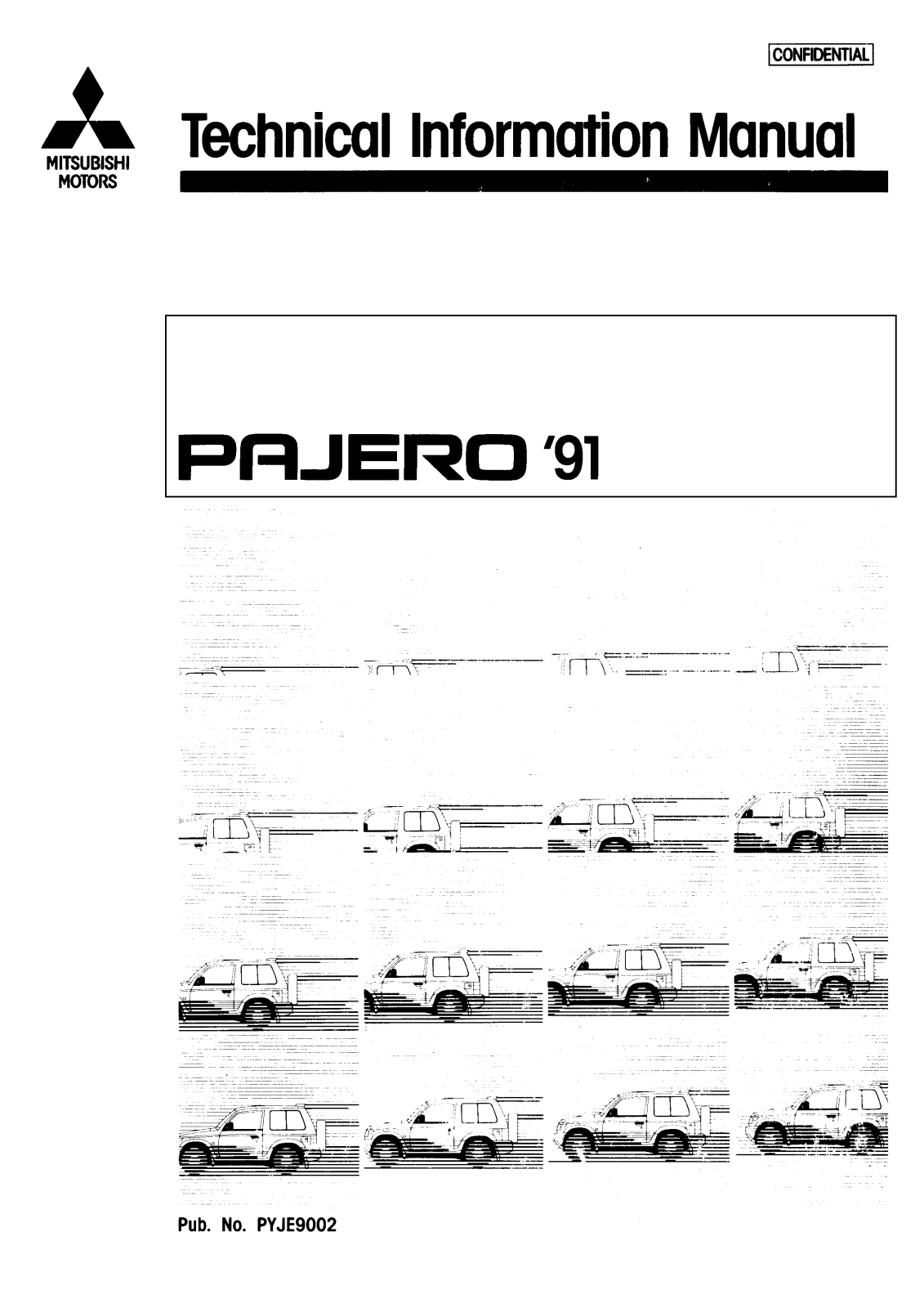 Mitsubishi Pajero 1991 User Manual