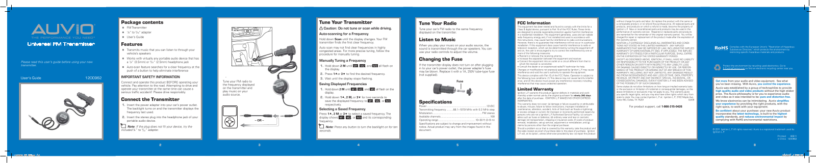 Jebsee Electronics 1200962 User Manual