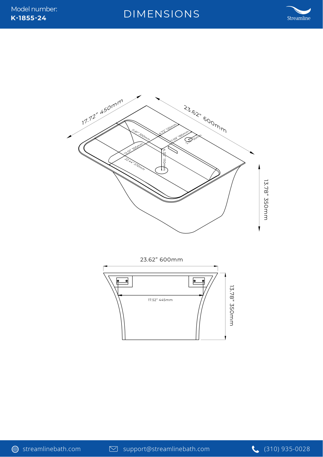 Streamline Bath SLBH7752 Specifications - ManualMachine.com