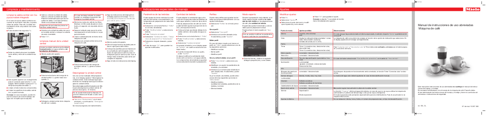 Miele CM7500 Operating instructions