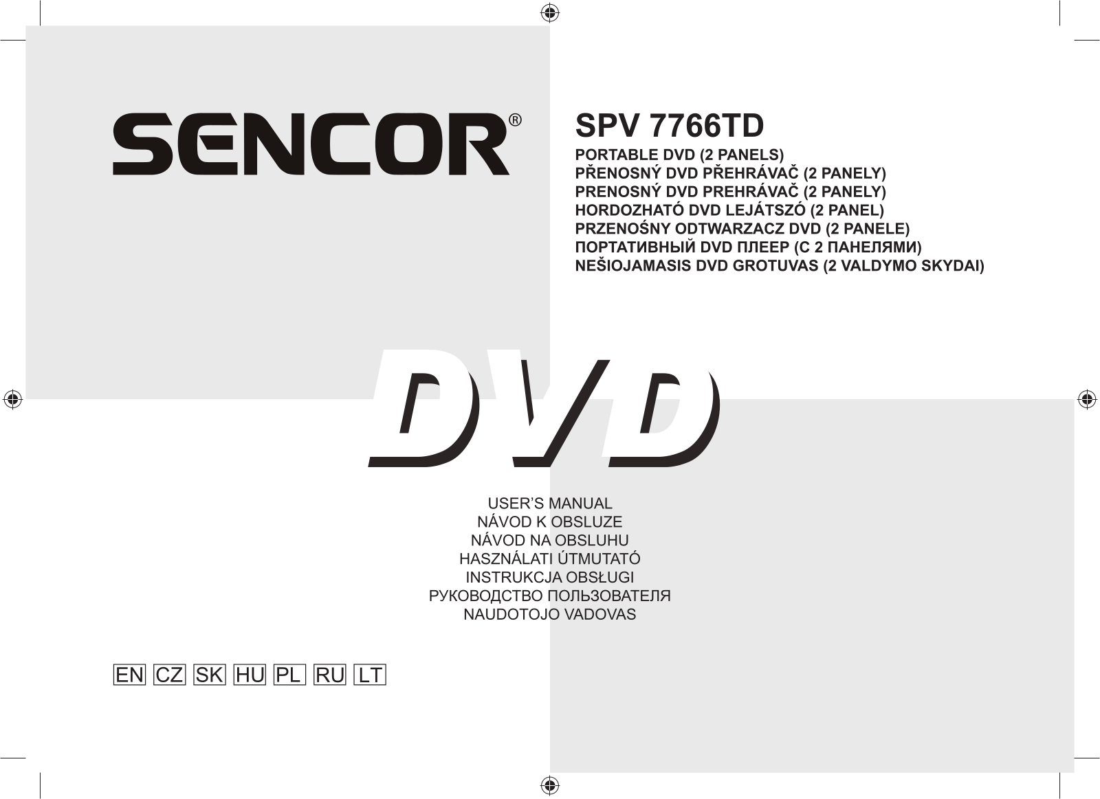 Sencor SPV 7766TD User Manual