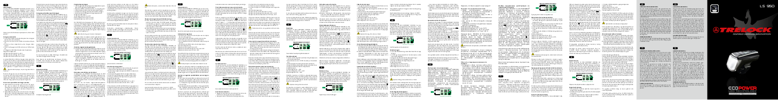 Trelock LS 950 User Manual