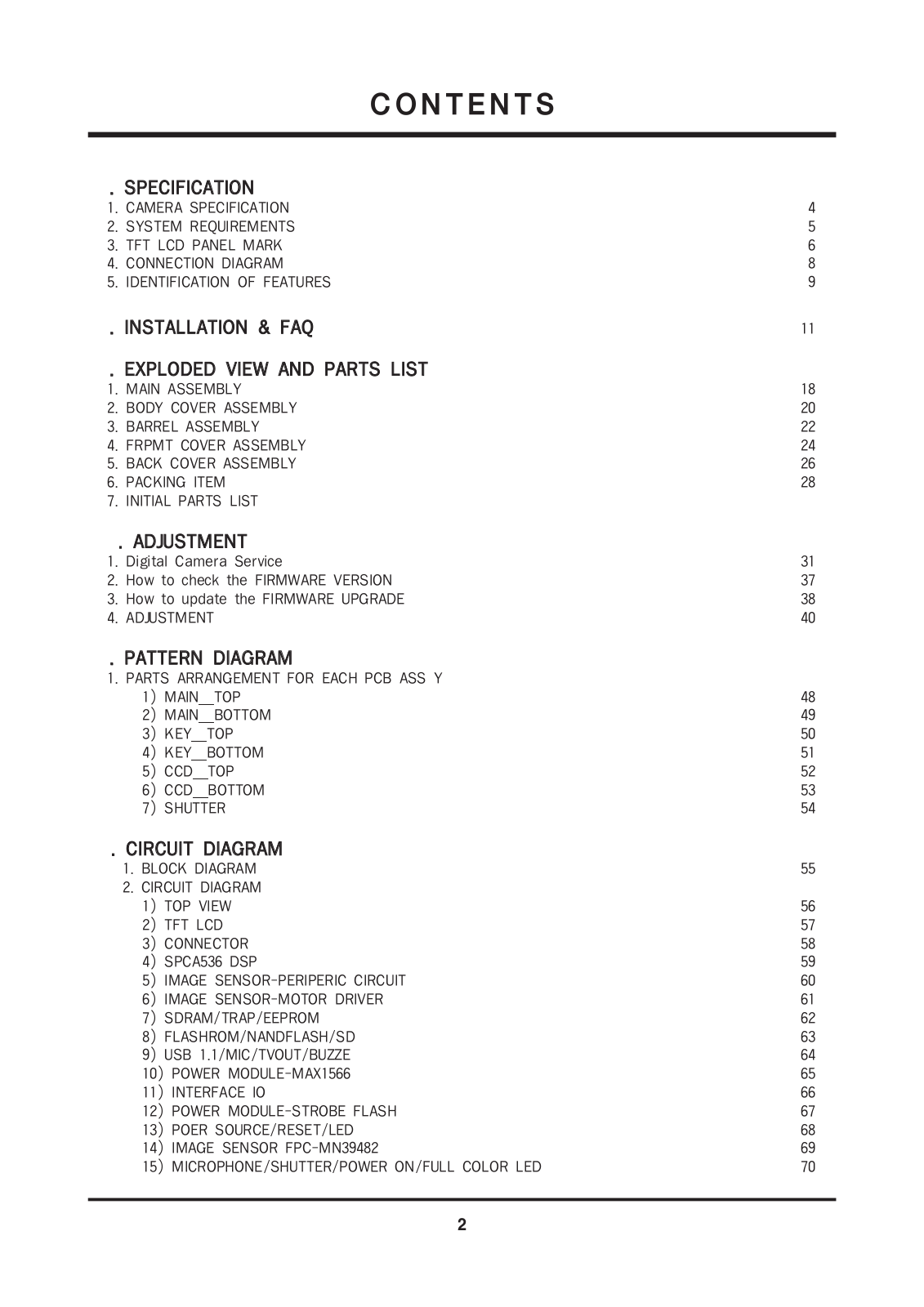 SAMSUNG DIGIMAX A4 SERVICE INFORMATION