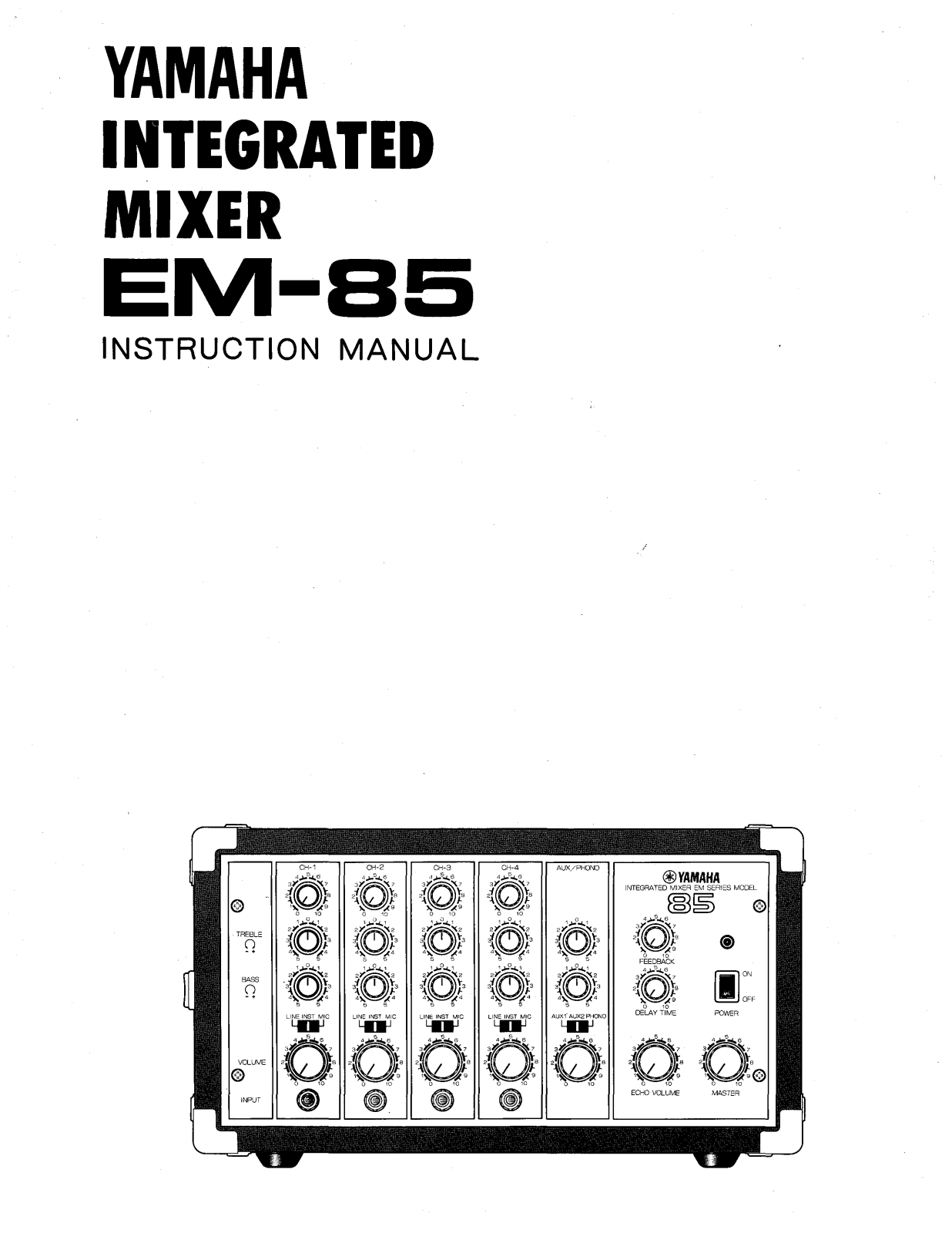 Yamaha EM85 User Manual