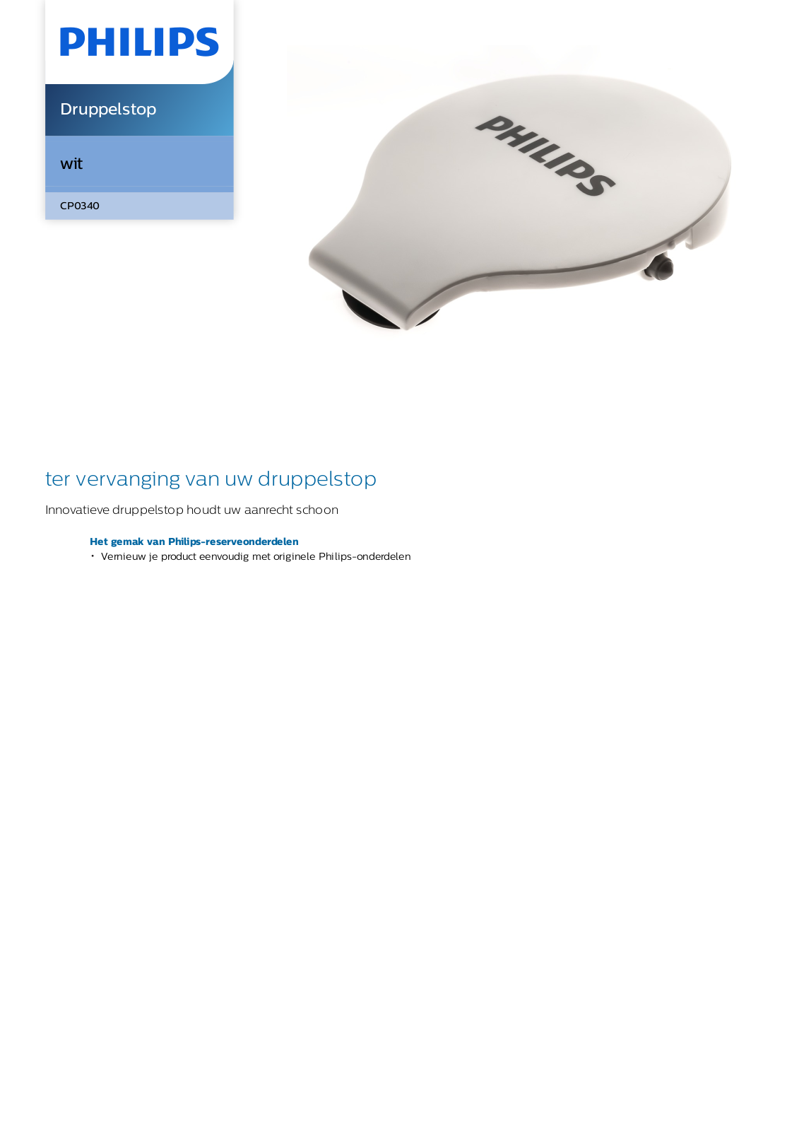 Philips CP0340/01 Leaflet - ManualMachine.com