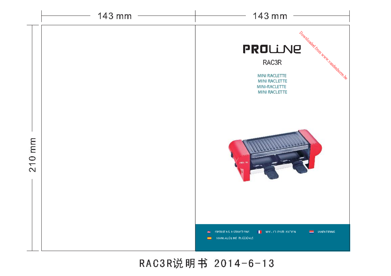 PROLINE RAC3R 2P User Manual