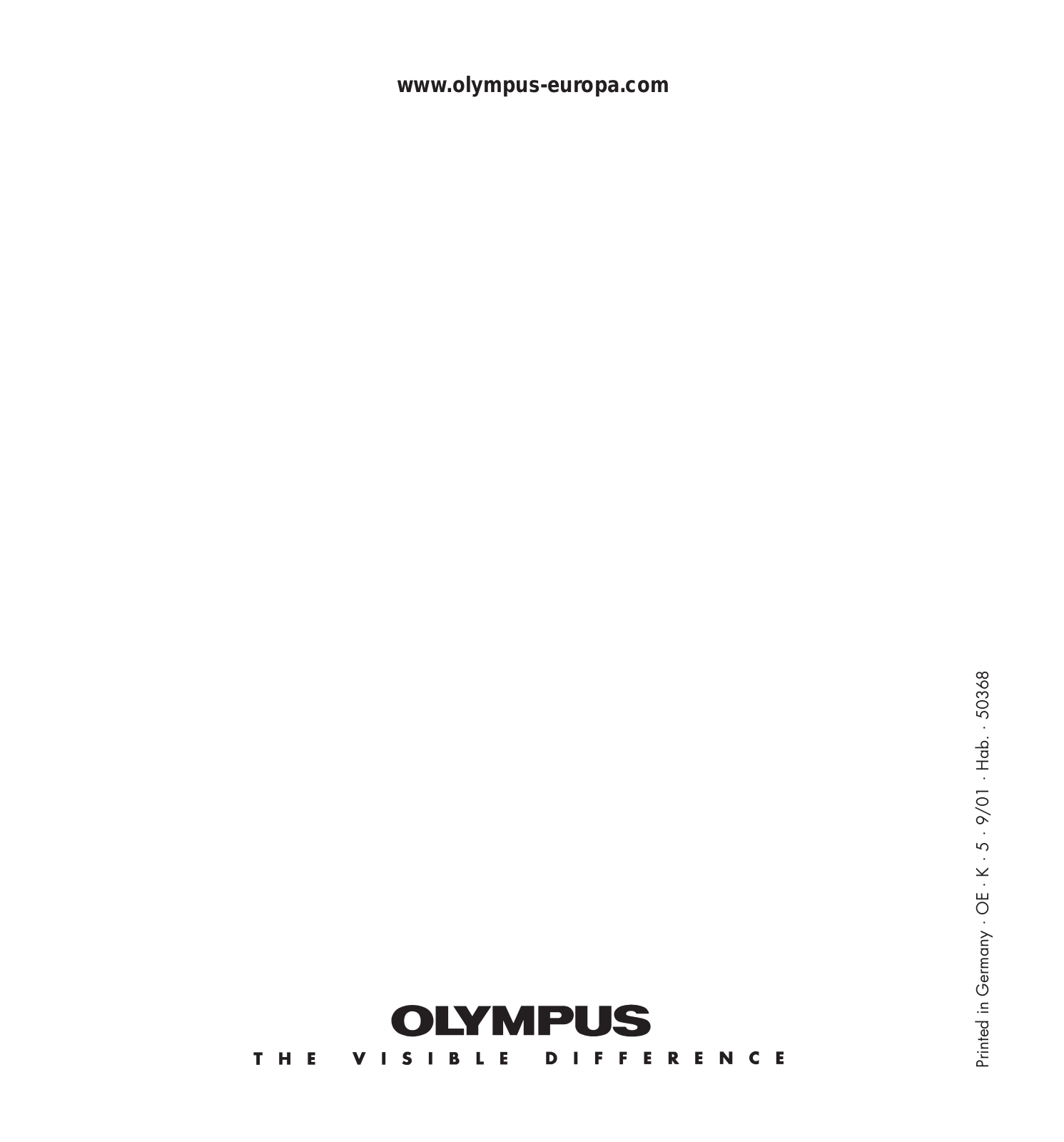 Olympus DM-1 User Manual