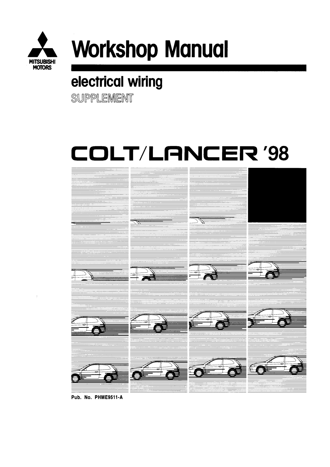 Mitsubishi Colt 1998 User Manual