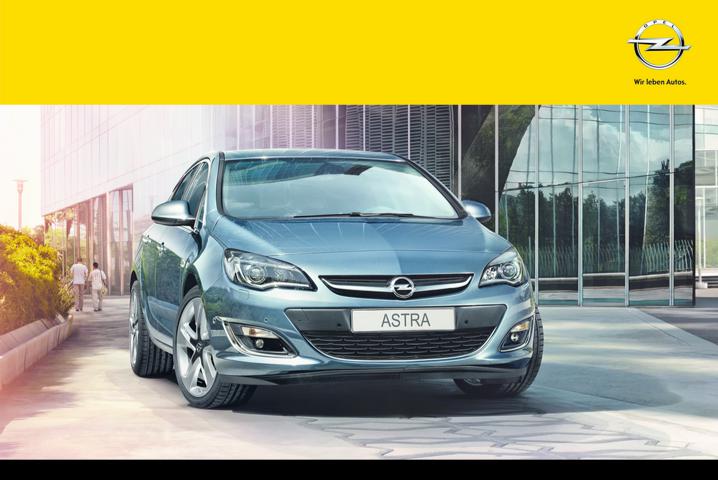 Opel Astra 2013.5 Owner Manual