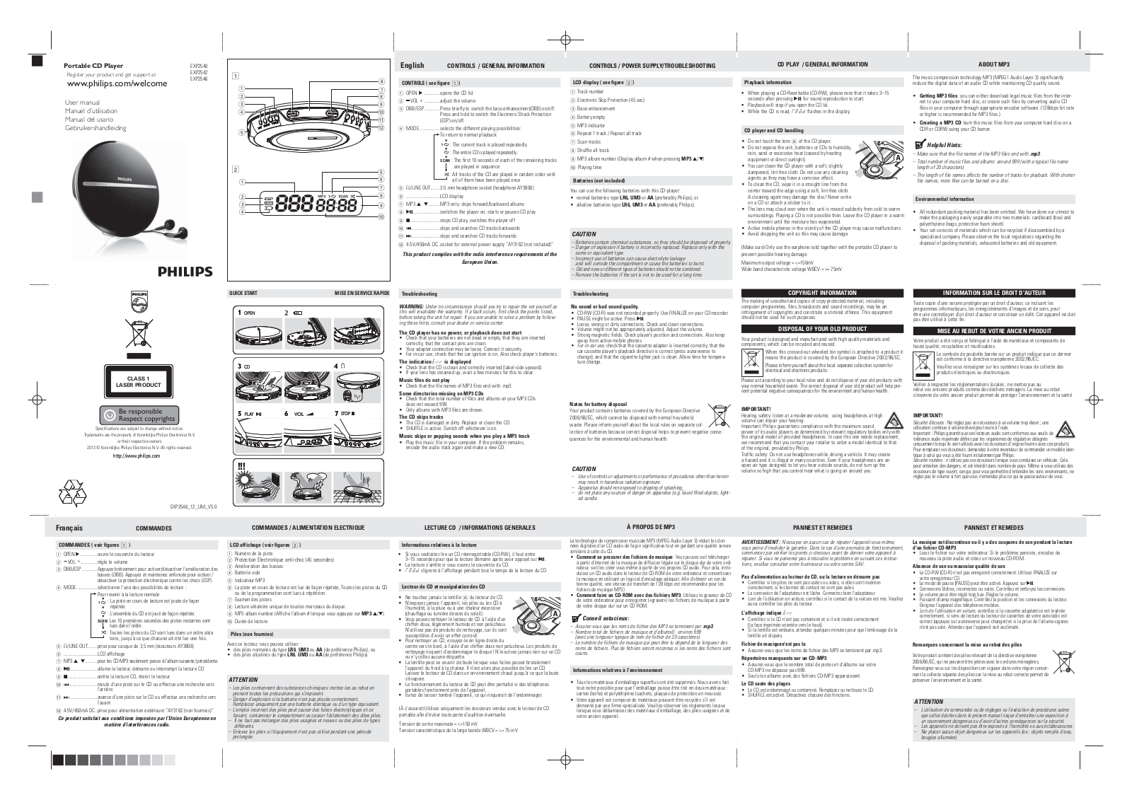 Philips EXP2546 User Manual