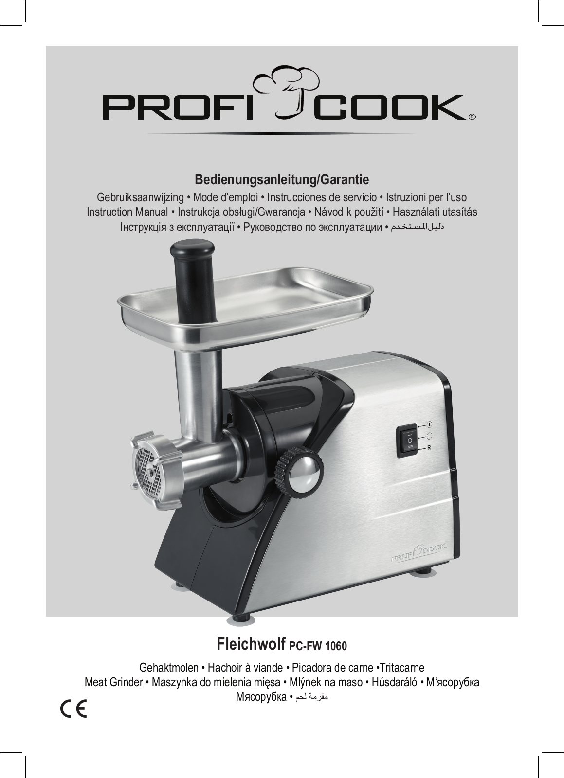 PROFICOOK PCFW1060 User Manual