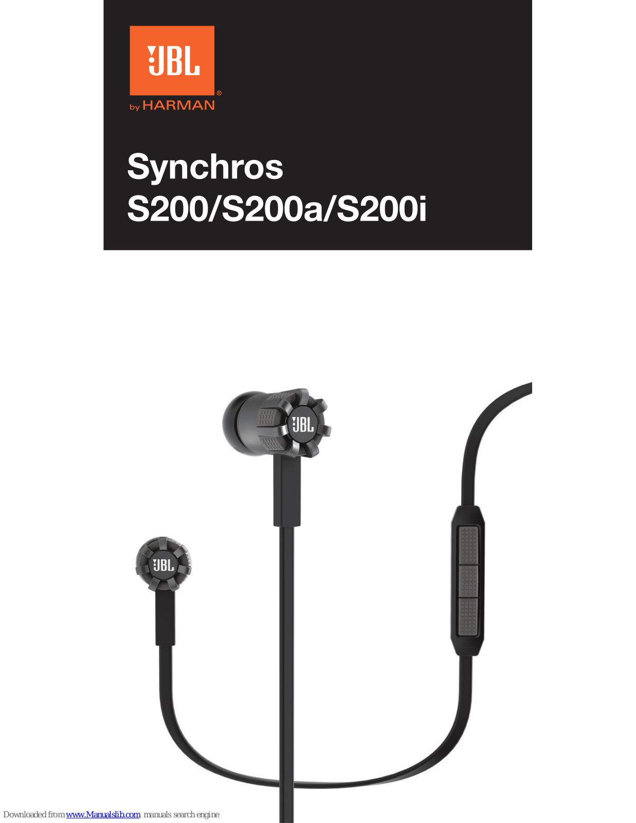 JBL Synchros S200, Synchros S200i, Synchros S200a Quick Start Manual - ManualMachine.com