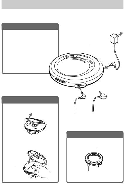 Sony D-EJ621, D-EJ622, D-EJ625 Operating Instructions