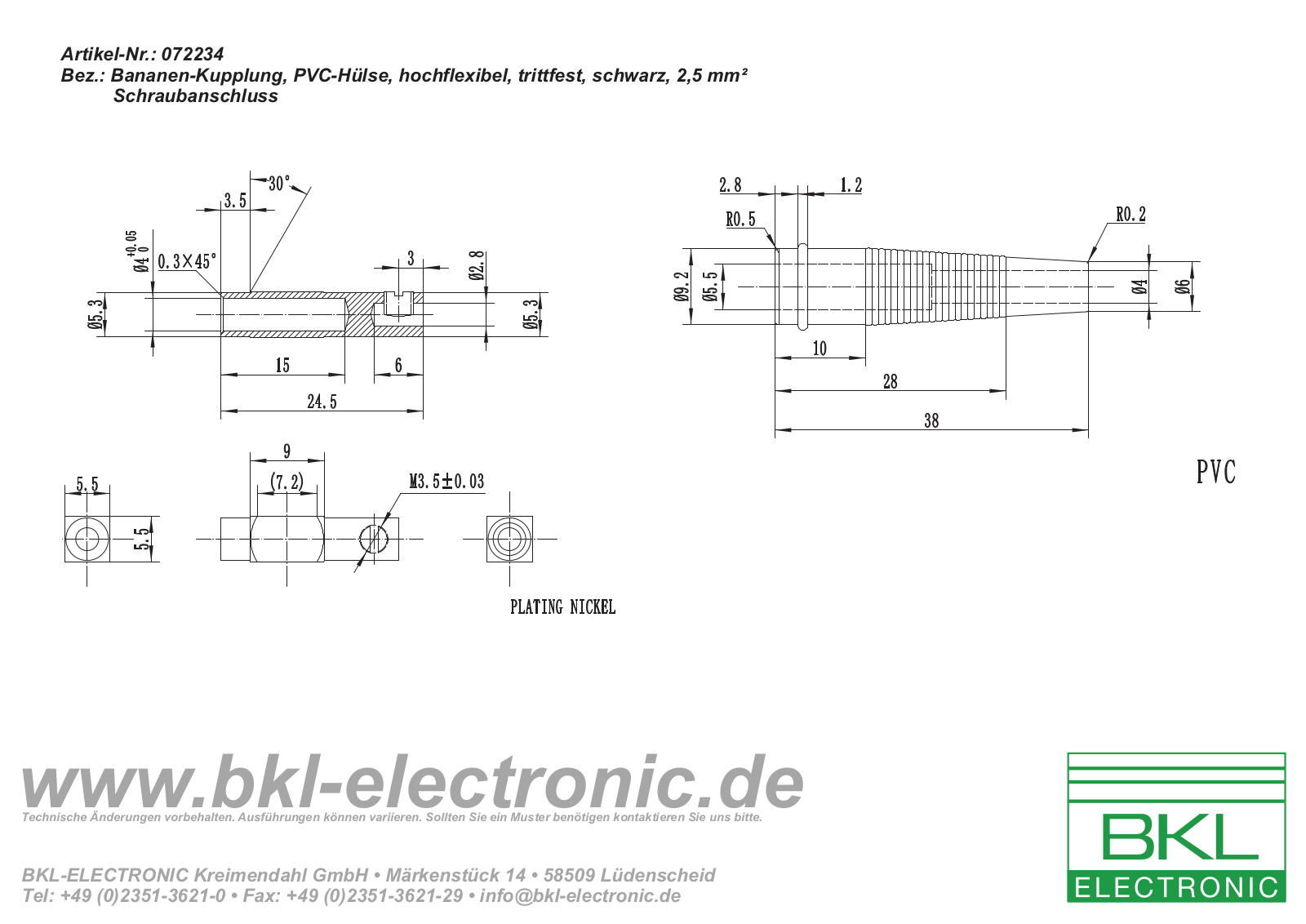 BKL BKL 072234 Datasheet - ManualMachine.com