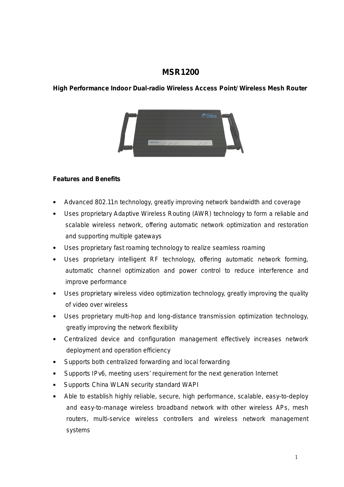 Hewlett Packard Enterprise MSR1200 User Manual