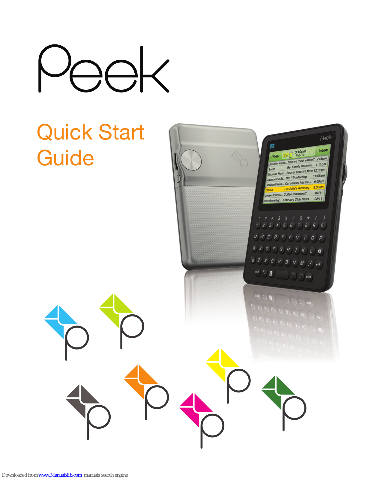 Peek Mobile email device Quick Start Manual - ManualMachine.com