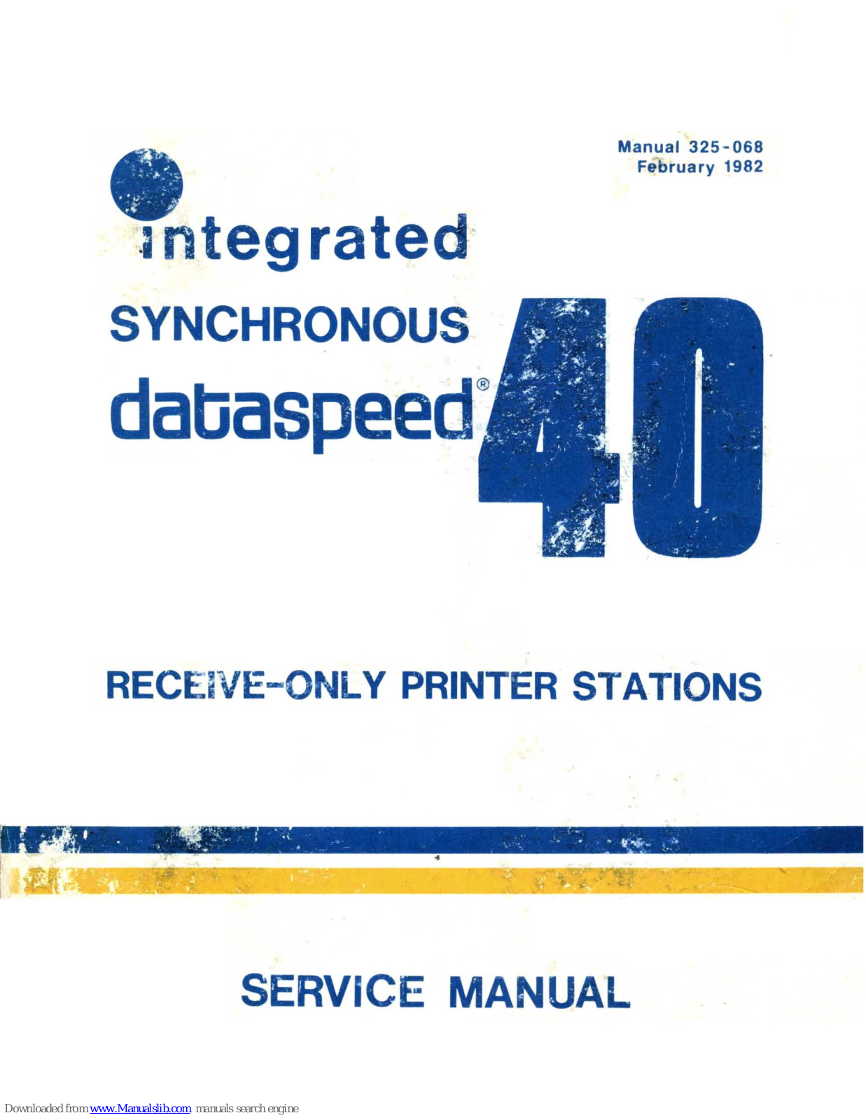 Teletype DATASPEED 40 Service Manual - ManualMachine.com