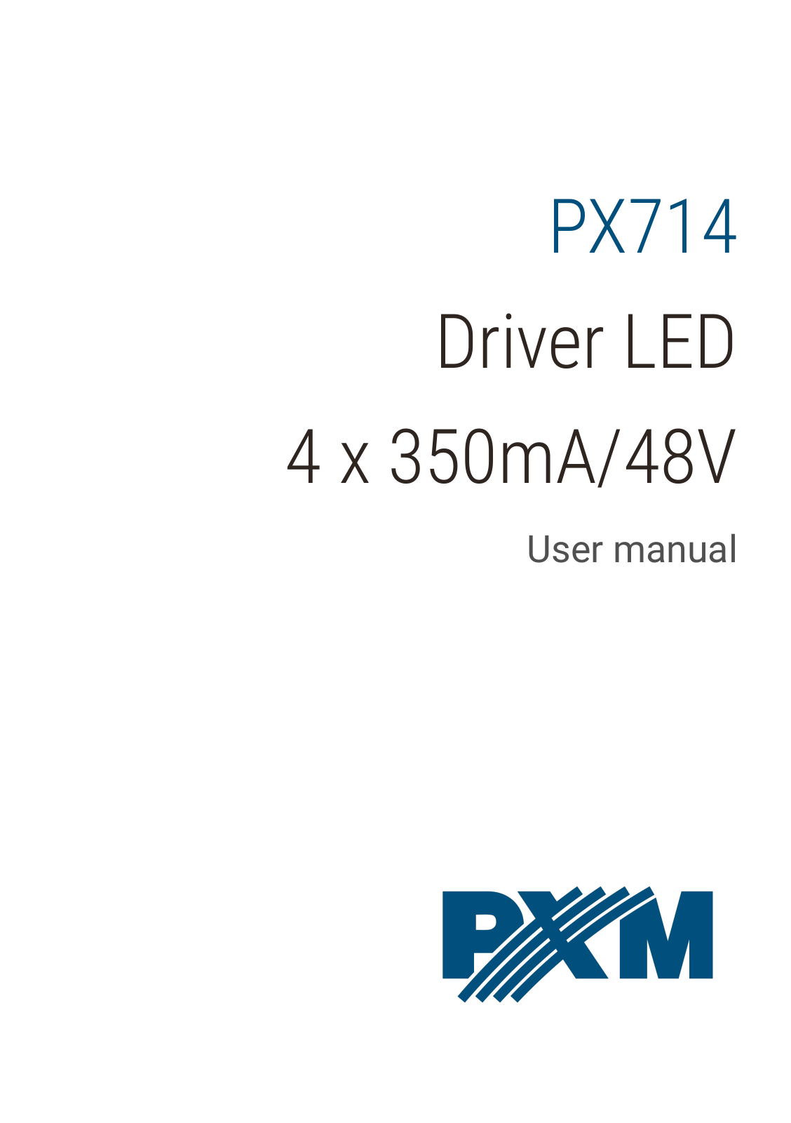 PXM PX714, PX745, PX746 User Manual