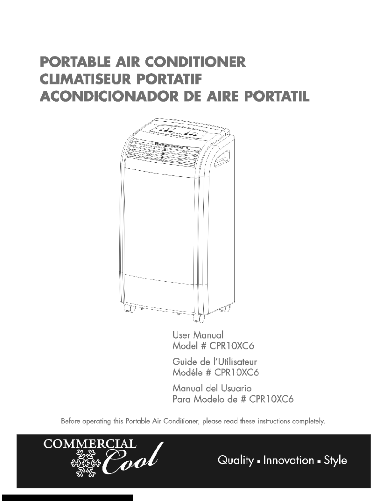 Haier CPR10XC6 User Manual