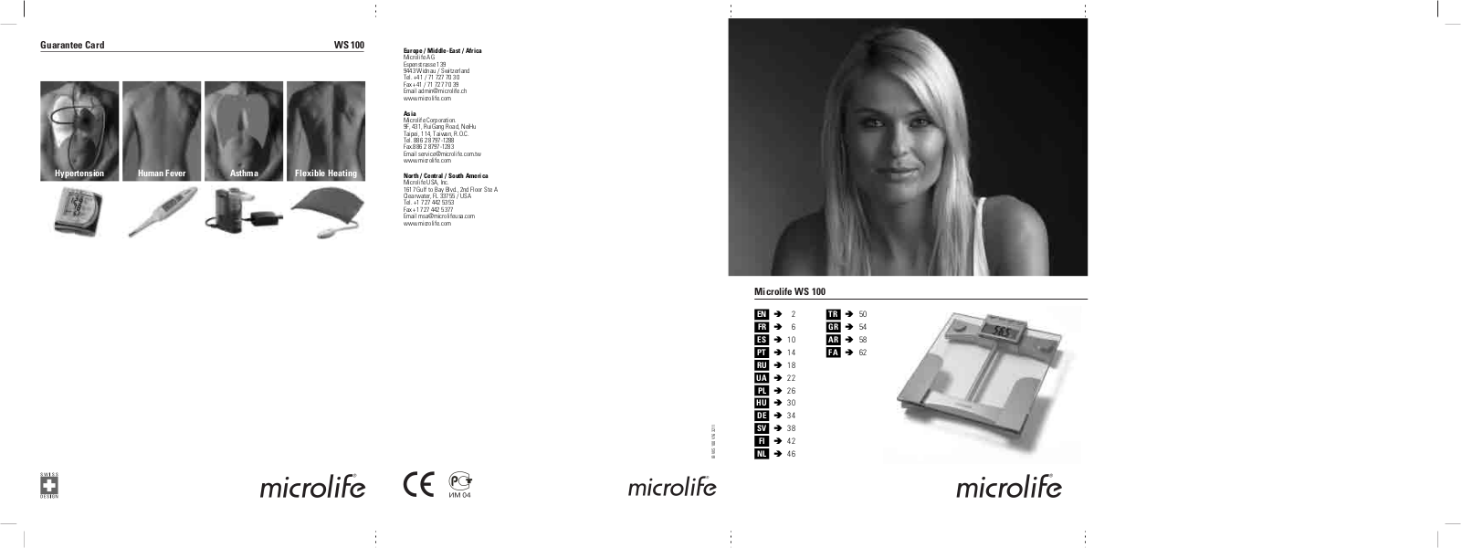 Microlife WS 100 Navigation Manual