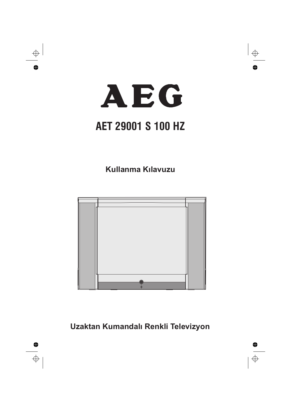 AEG AET29001S User Manual