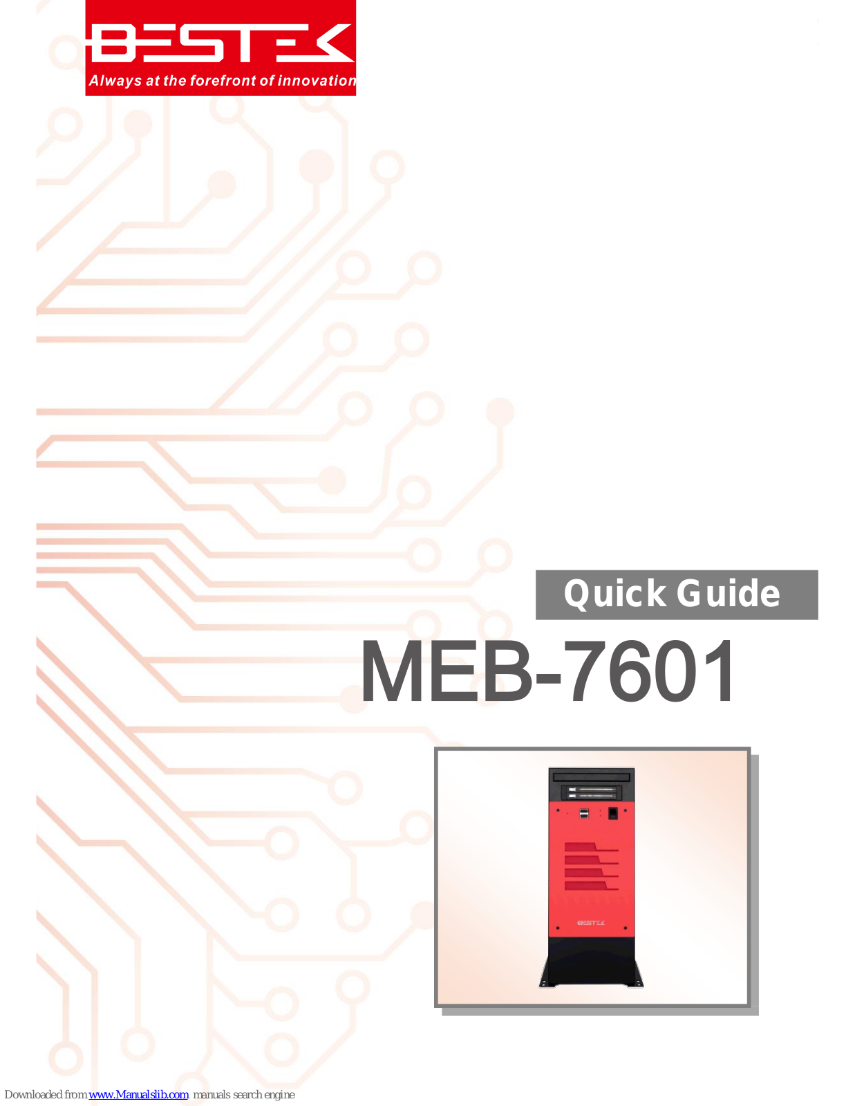 BESTEK MEB-7601 Quick Manual