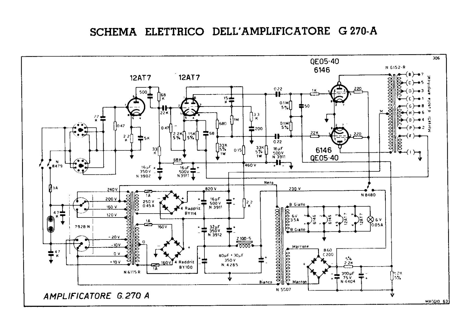 Geloso G270A Schematic