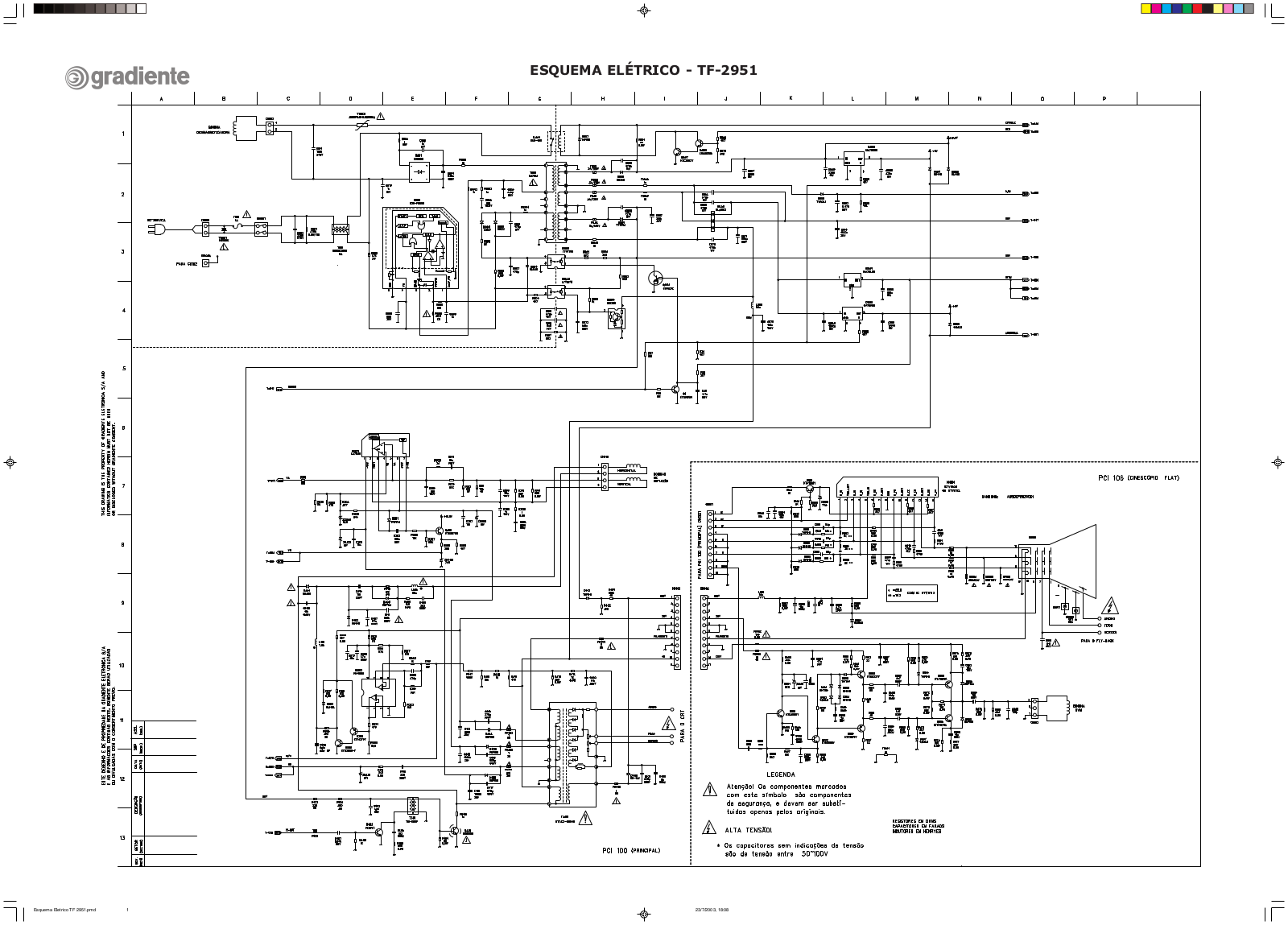 Gradiente TF2951 Schematic