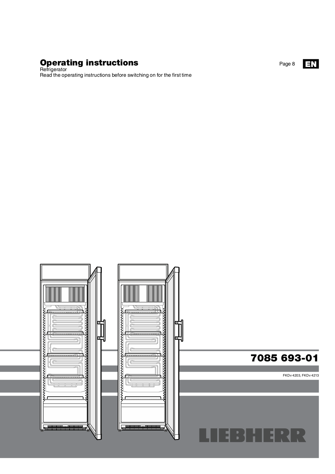 liebherr FKDv 4203 operation manual