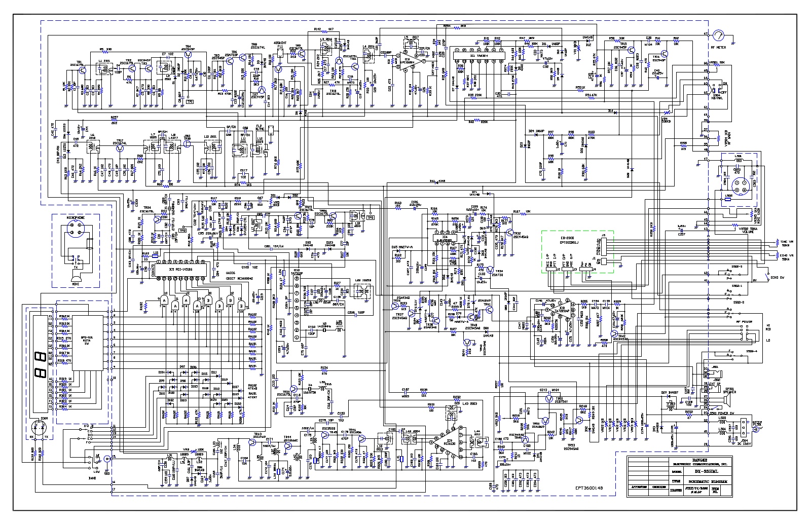 Galaxy DX Radios DX33HML Schematic