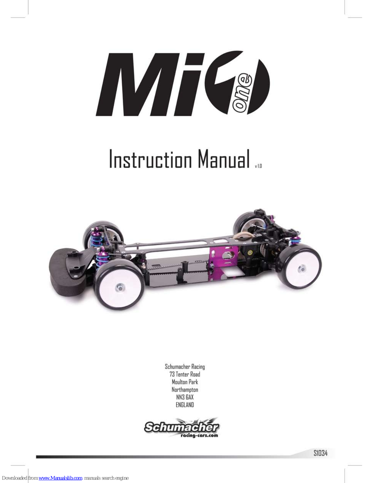 Schumacher Mi1 Instruction Manual