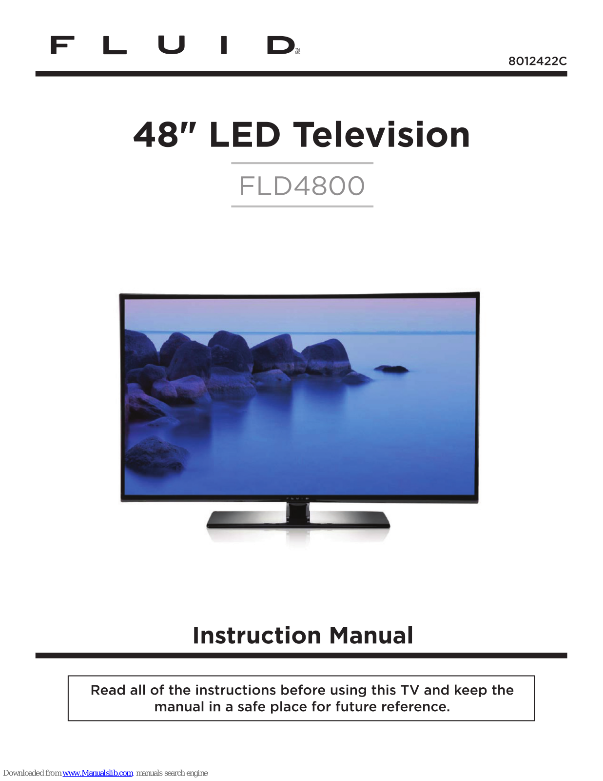 Fluid FLD4800 Instruction Manual