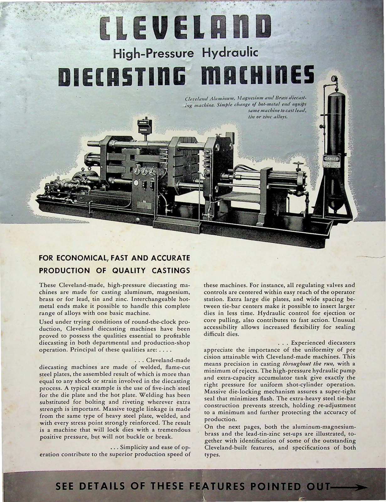 Cleveland Automatic Machine Diecasting Machines Other - ManualMachine.com
