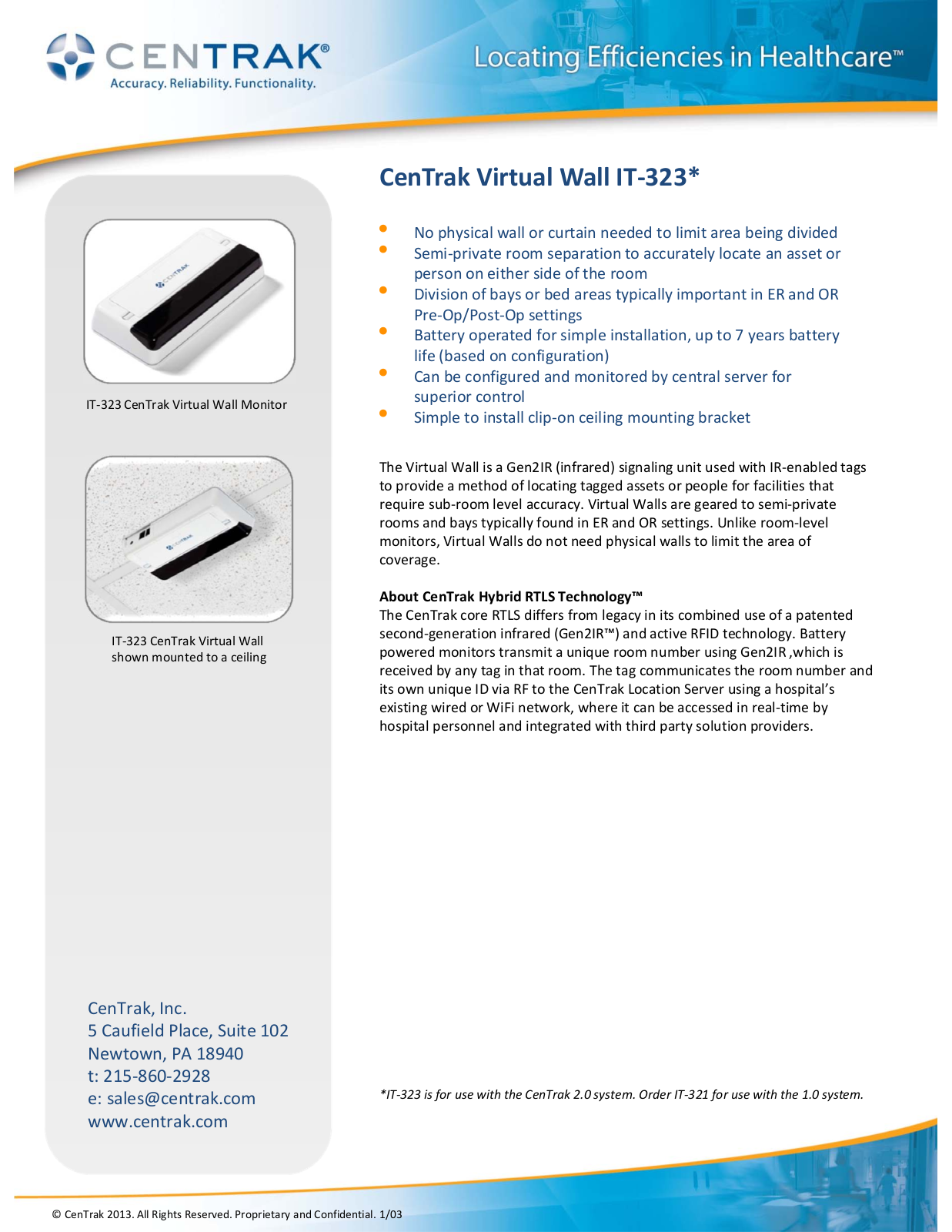 Centrak DM32Y User Manual